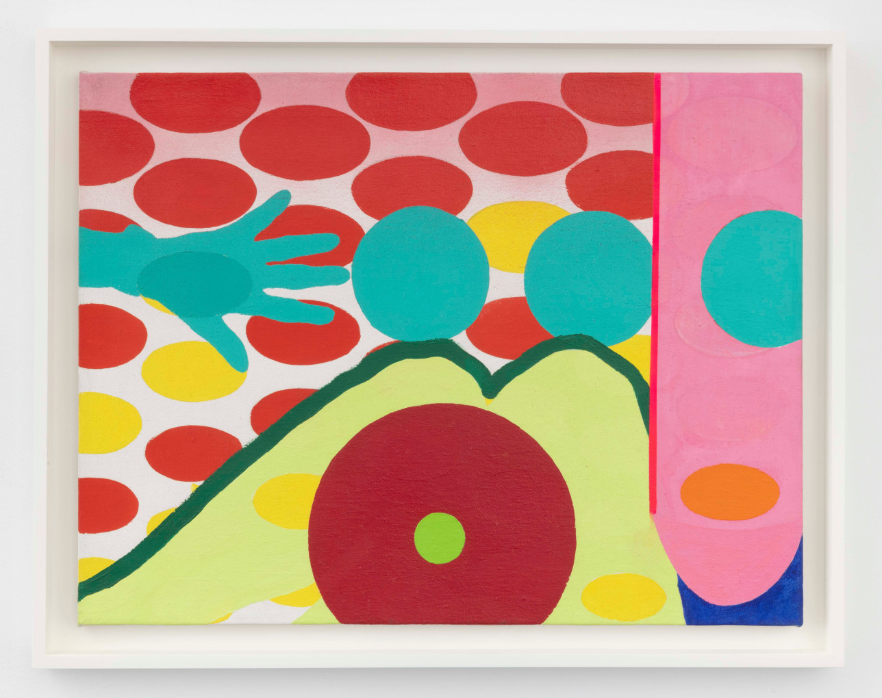 KIKI KOGELNIK  Untitled (Pink Bomb) c. 1964