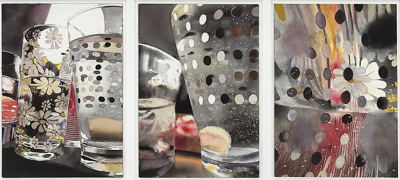 MAMIE TINKLER Still Life with Glasses, Three ways