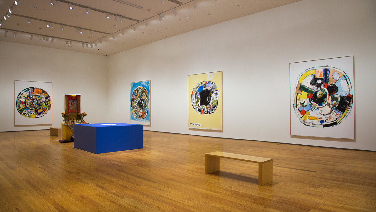 EDDIE MARTINEZ Installation view of&nbsp;Ants at a Picknic&nbsp;at the Davis Museum at Wellesley College, MA, 2017