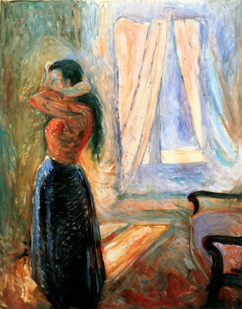EDVARD MUNCH Femme a sa Toilette