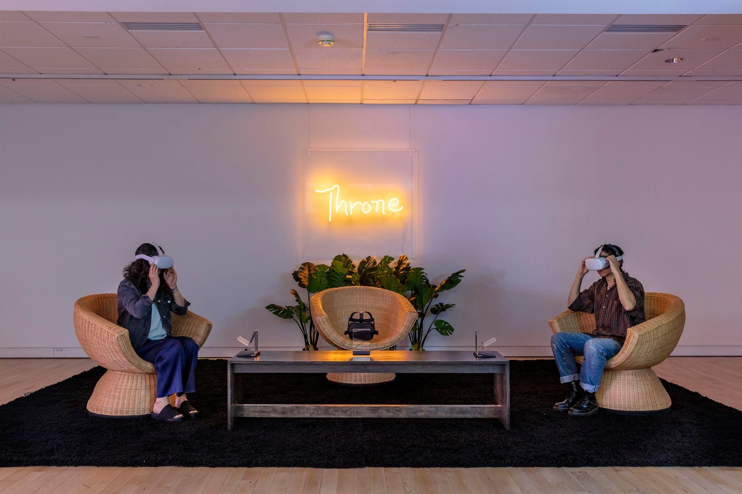 JACOLBY SATTERWHITE Installation view of Spirits Roaming on the Earth at Miller Institute for Contemporary Art, Pittsburgh, PA, 2021