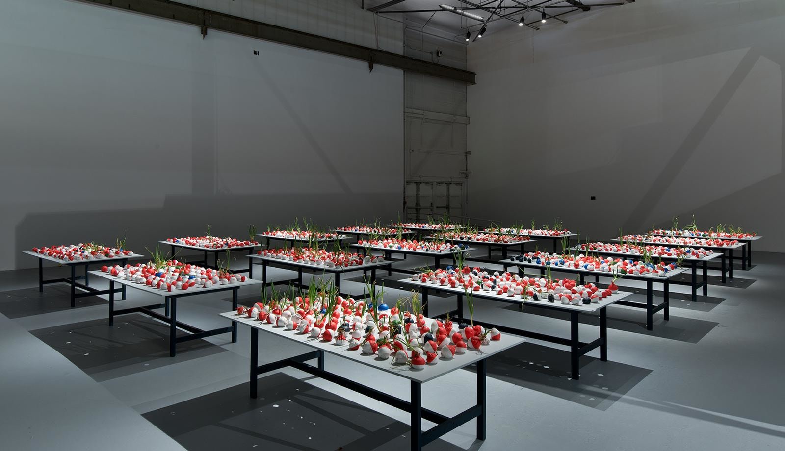  Installation view of William Pope.L: Trinket, March 20&ndash;June 28, 2015 at The Geffen Contemporary at MOCA, courtesy of the artist and The Museum of Contemporary Art, Los Angeles, photo by Brian Forrest