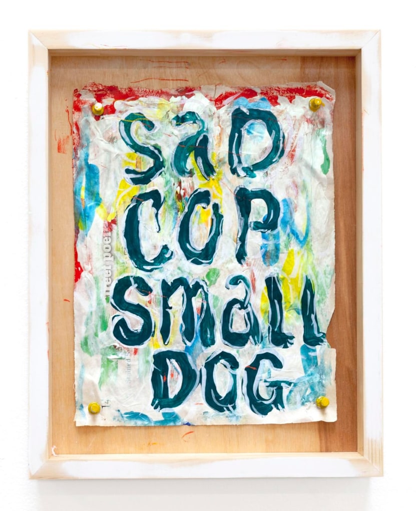 POPE.L Sad Cop Small Dog