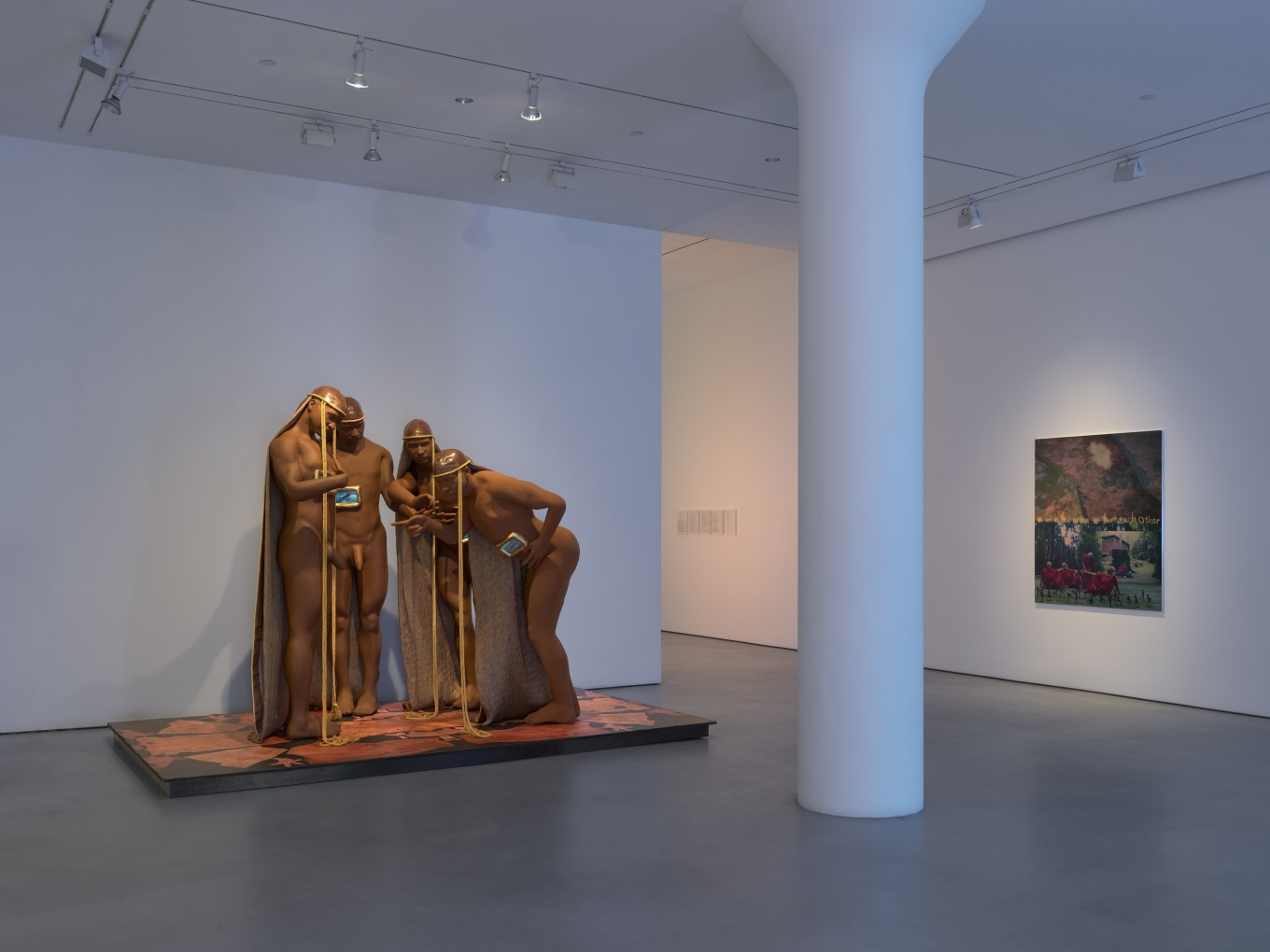 Installation view of We Are In Hell When We Hurt Each Other