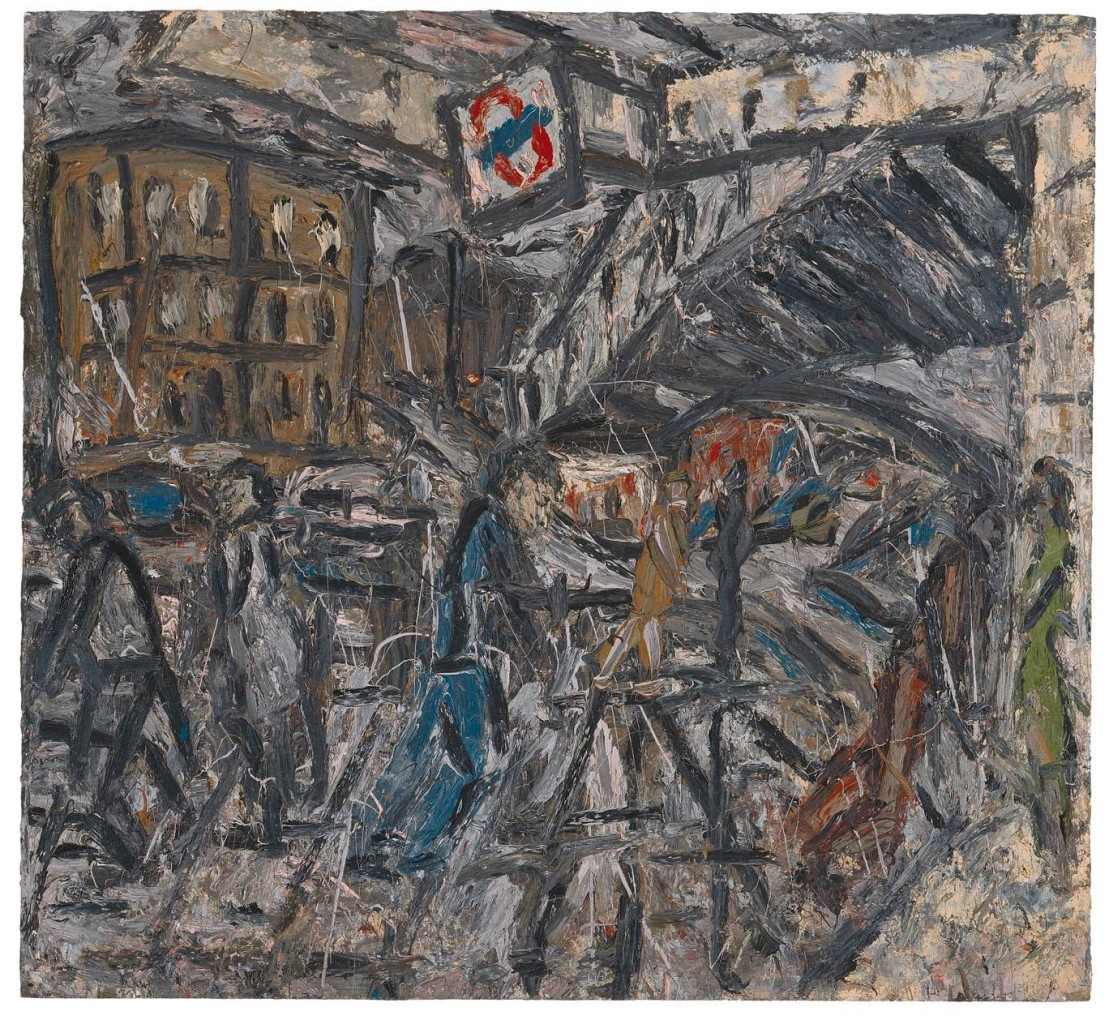 LEON KOSSOFF Outside Kilburn Underground Station