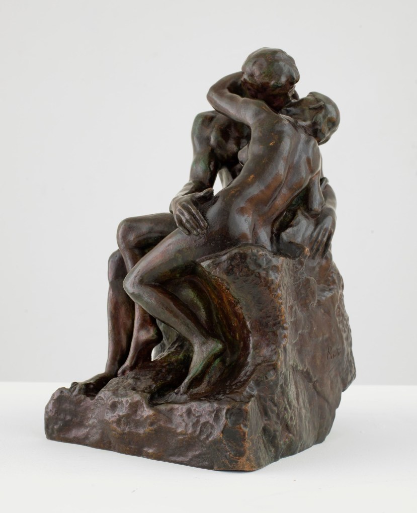 AUGUSTE RODIN Le Baiser, 4&egrave;me r&eacute;duction ou petit mod&egrave;le c. 1900-5