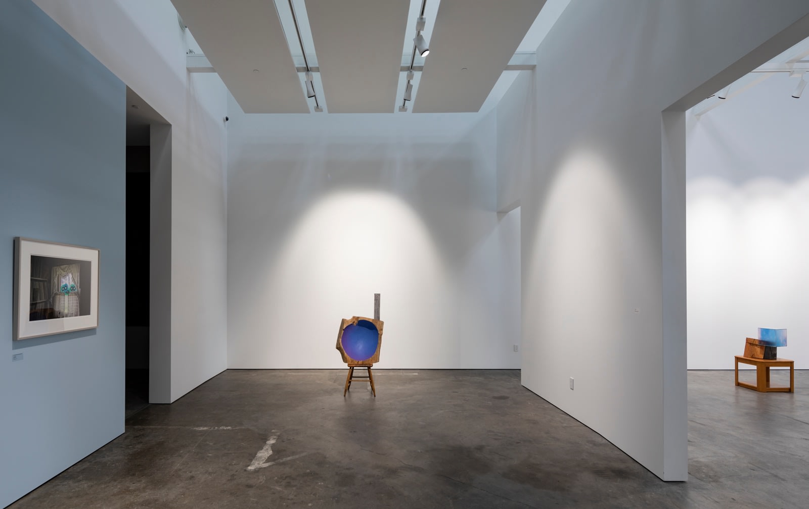 Installation view of True Blue Mirror at the McEvoy Foundation for the Arts, San Francisco, 2019