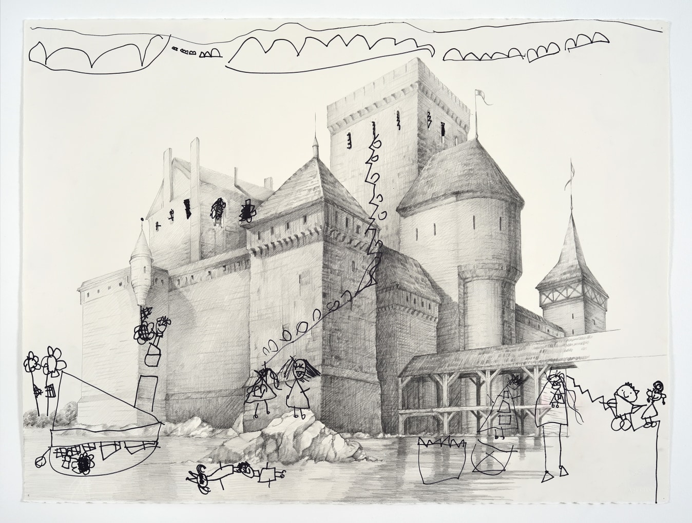 KARL HAENDEL My Daughter Asked Me to Draw Her a Castle and then Wanted to Help