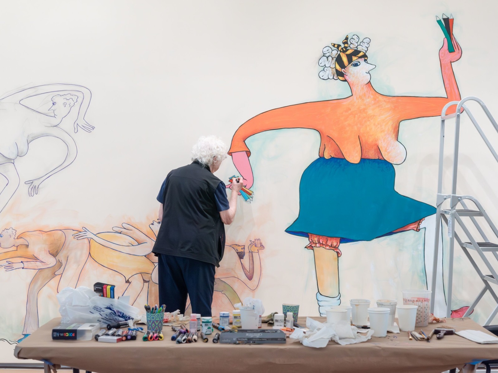 Gladys Nilsson at The Menil Drawing Institute