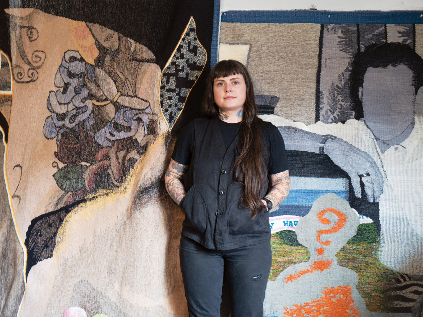 Artist to Watch: Erin M. Riley’s Tapestries Examine Hard-Hitting Themes While Breaking Down Barriers