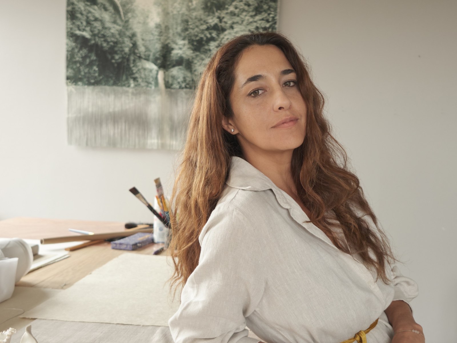 Ana González, an artist and tireless traveler