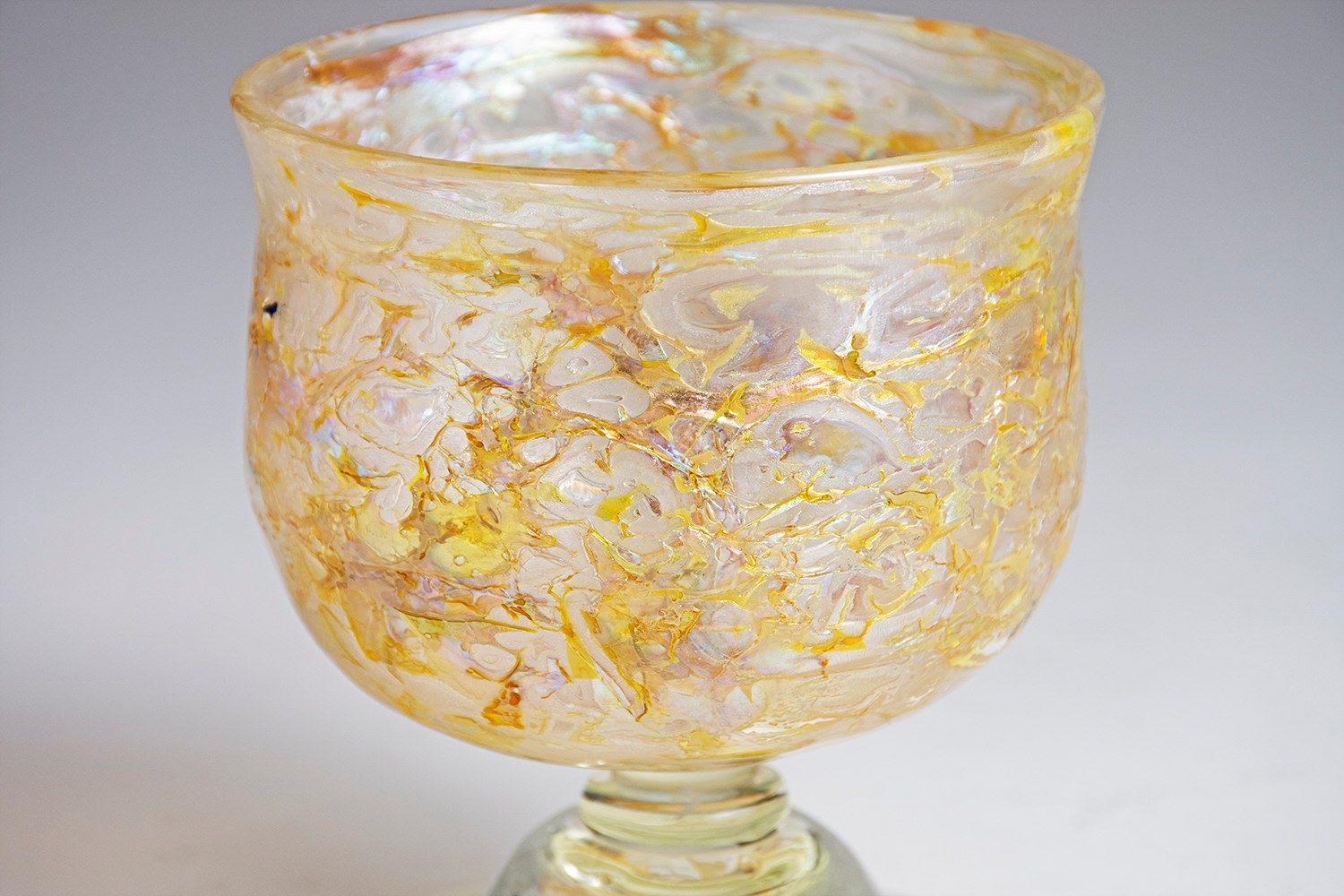 Devitrified Favrile Glass Vase