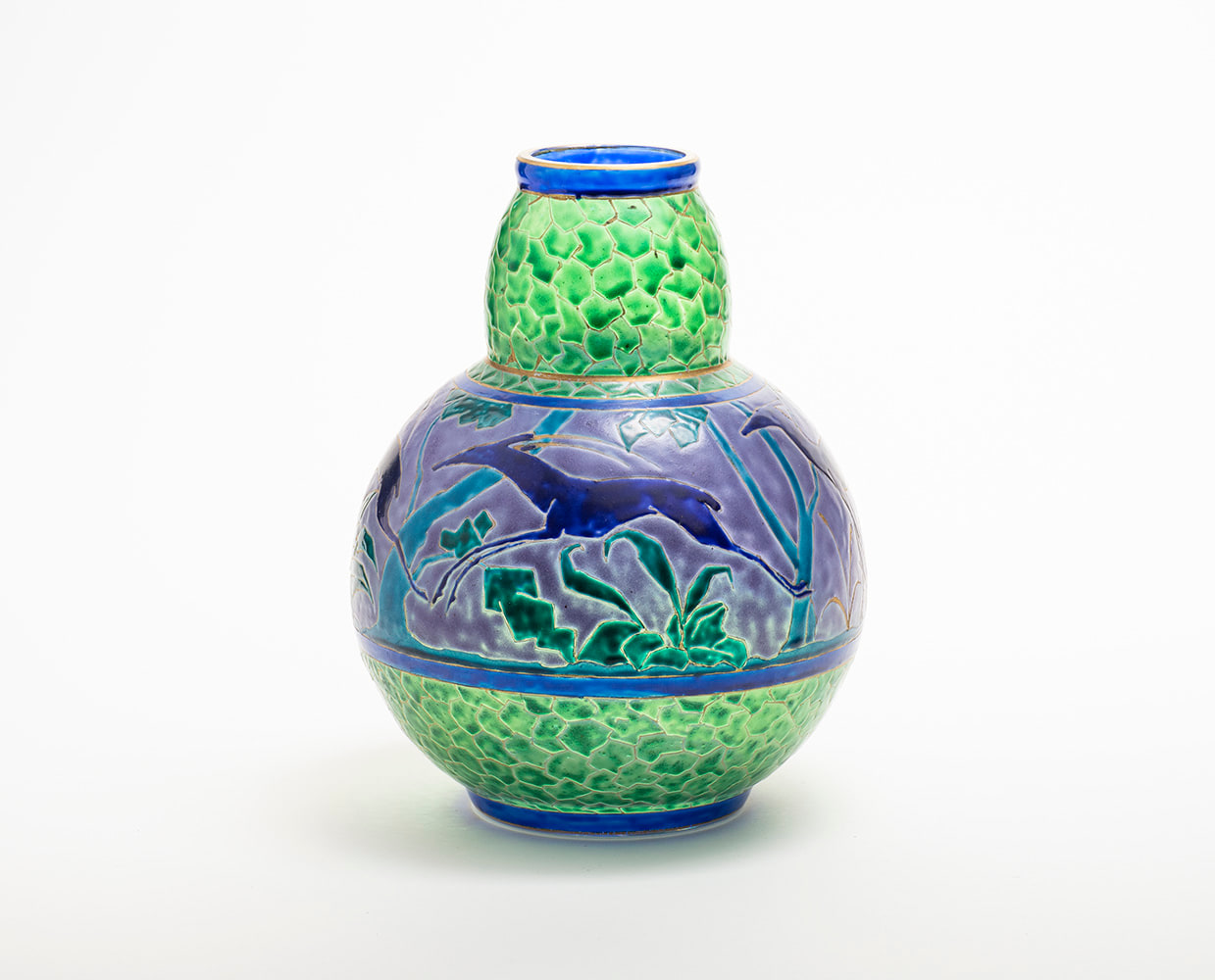 Enameled Vase