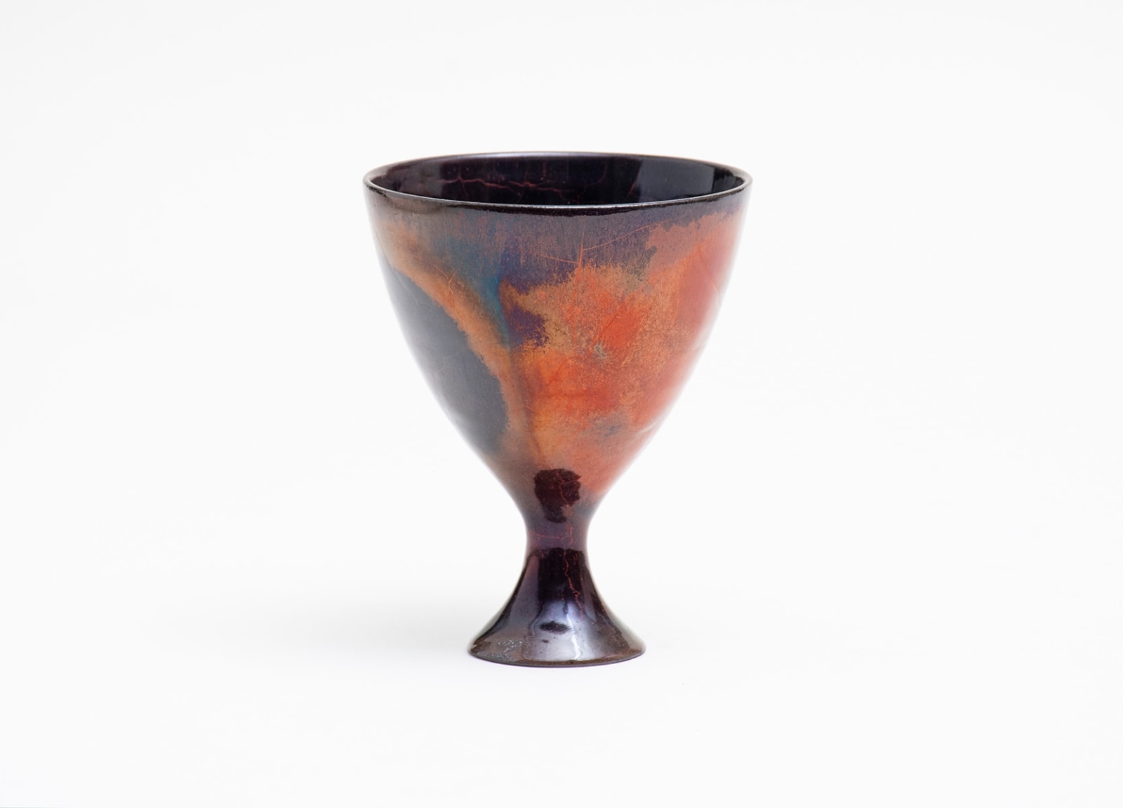 Vase with Copper Reduction Glaze