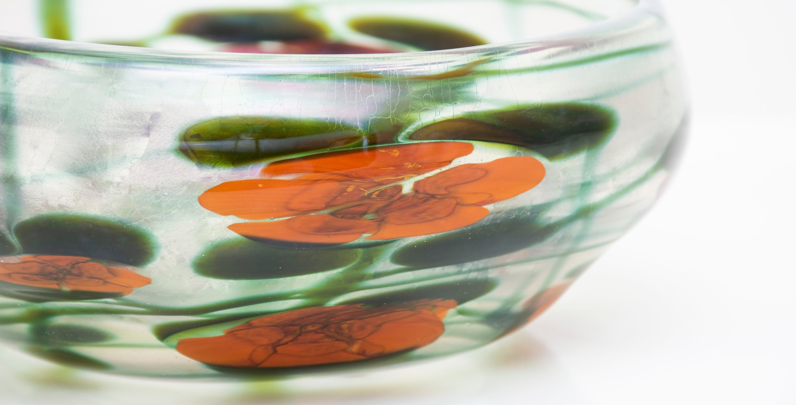 Nasturtium Paperweight Vase