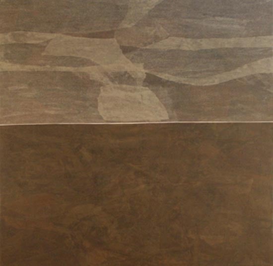 Yogesh Rawal UNTITLED 16 Tissue paper, cellulose & synthetic resin on wood 48 x 48 in.
