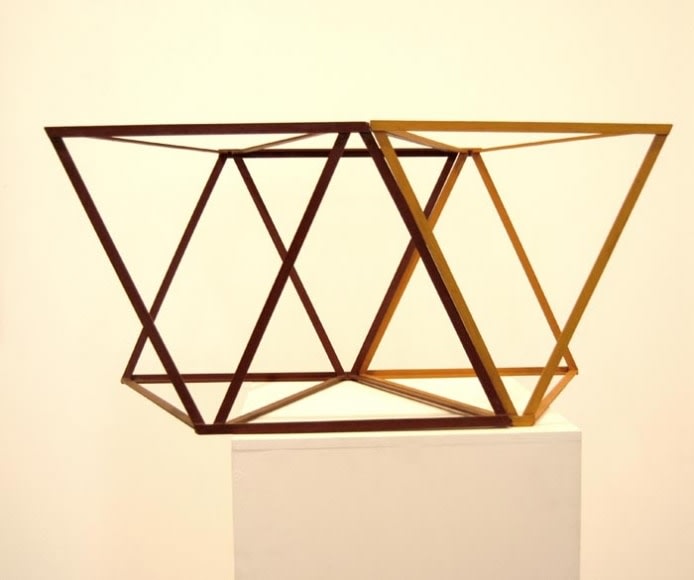 Rasheed Araeen Lovers 1968 Wood, paint Various
