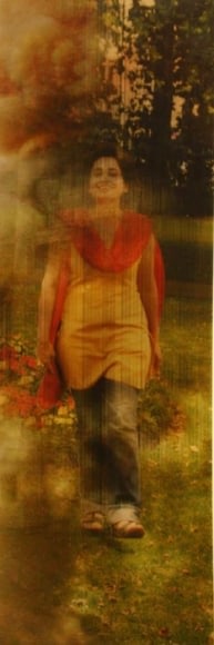 Farida Batool SOHNI DHARTI 2 2009 Lenticular print 59.5 x 20 in.