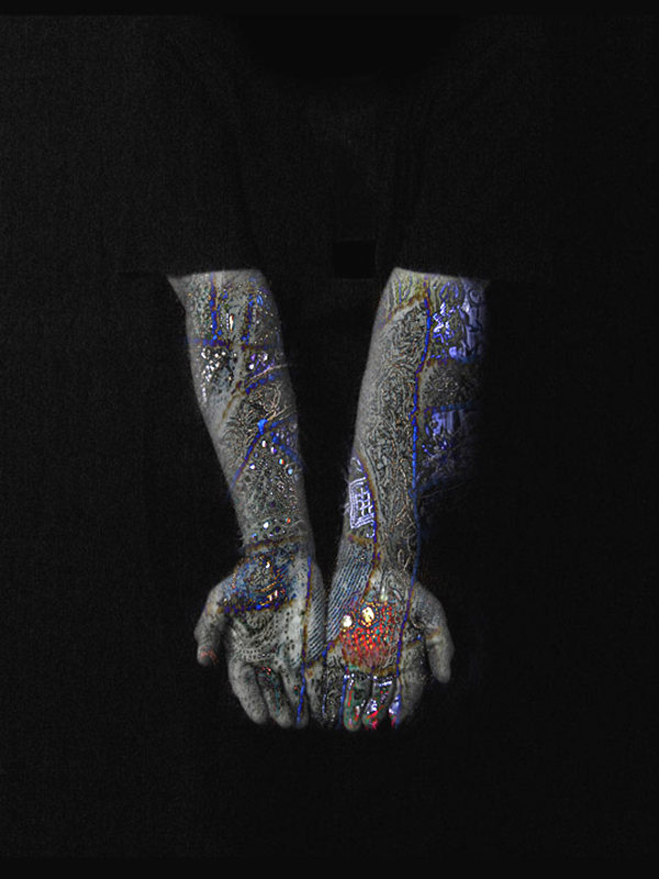 Vidya Kamat Birth. Marks 9 2008 Digital print on archival paper 44 x 36 in.