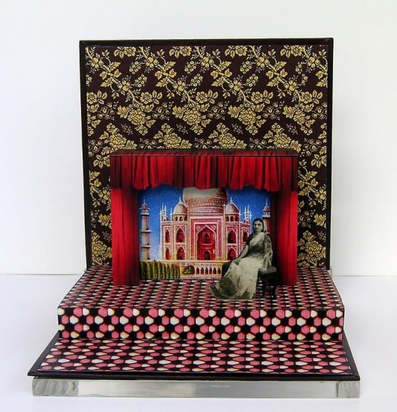 Asma Mundrawala GAME OVER 2007 Digital print on card 7 x 7 x 7 in.