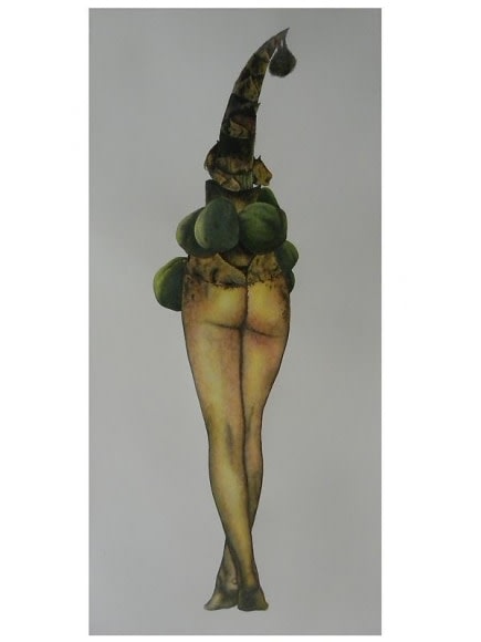Avishek Sen LEGS & PLANTS 2013 Water color on paper 12 x 16 in.