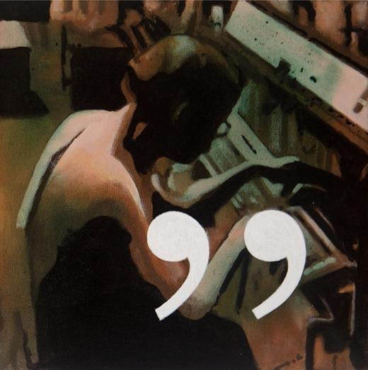 Baiju Parthan Untitled 9 2011 Acrylic on canvas 12 x 12 in.