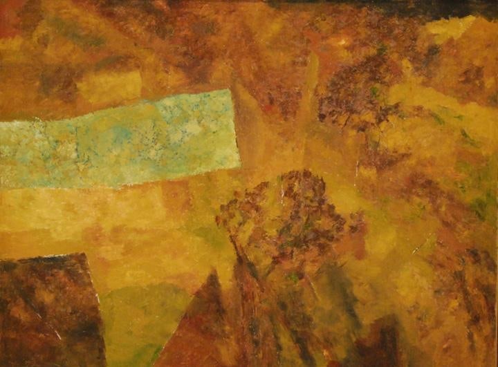 Ram Kumar UNTITLED ABSTRACT 8 2007 Oil on canvas 36 x 48 in.