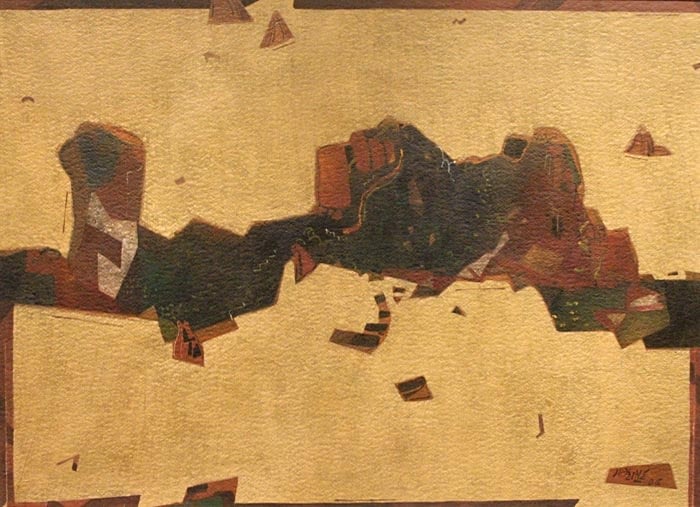 Ganesh Haloi FIGURE VARIATIONS 7 Tempera on board 22 x 29 in.