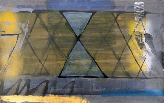 S. Harsha Vardhana UNTITLED 45 2007 Acrylic on paper 30 x 48 in. UNAVAILABLE