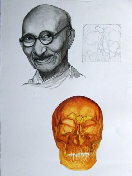 Debanjan Roy UNTITLED 2 2009 Acrylic on paper 14 x 11 in.