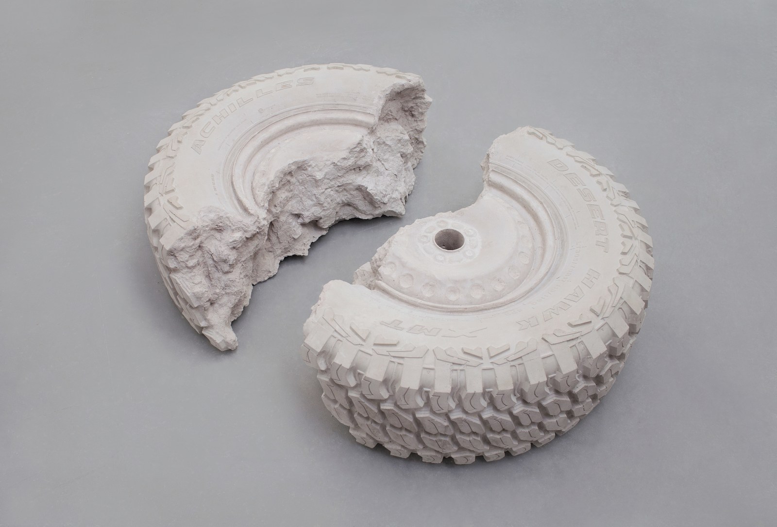 Katja Larsson Achilles II, 2020 Jesmonite, natural stone 33h x 46w x 14d in Unique