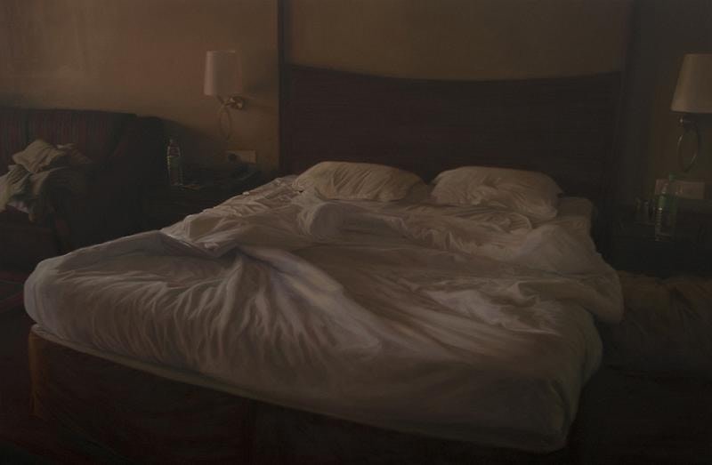 Abir Karmakar SCENT III 2011 Oil on canvas 48 x 72 in.