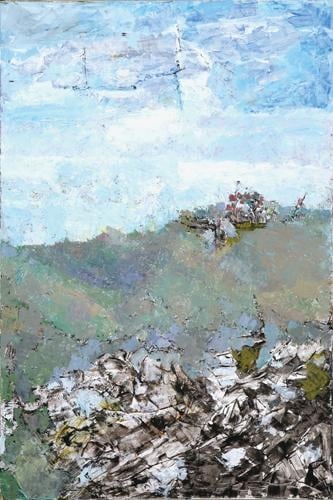Ram Kumar UNTITLED LANDSCAPE 4 2008 Oil on canvas 36 x 24 in.