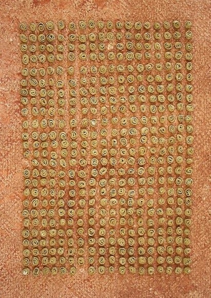 Yogesh Kasera SHADOW IN CONVERSATION 4 2007 Paper pulp 23 x 31 in.