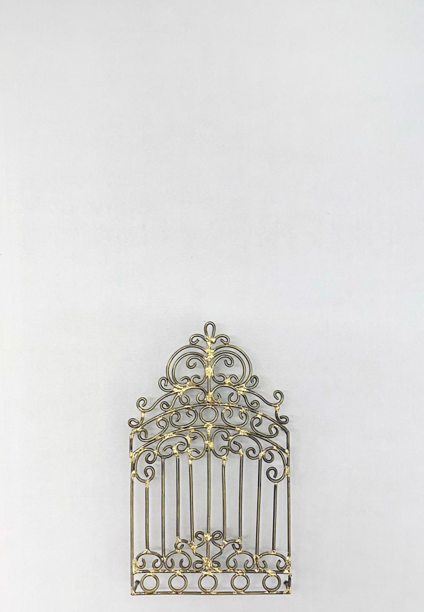 Najmun Nahar Keya Yume-no-sen (6) Gas welded brass and gold leaf on Japanese paper, wood, archival glue 16 x 11.5 in. 2019