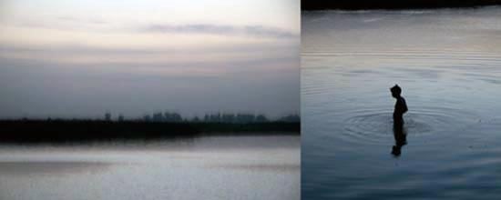 Atul Bhalla YAMUNA EVENING III 2008 Archival pigment print 40 x 100 in.