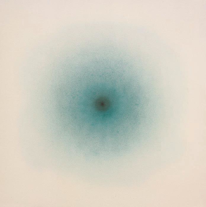 Shobha Broota Living Core, 2007 oil and acrylic on canvas 48h x 48w in