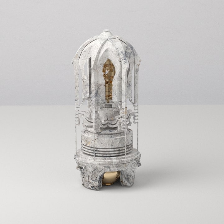 Saks Afridi, Artifact - Prayer Capsule, 2019, C-print on archival paper, 36 x 24 in