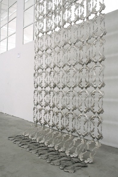 Adeela Suleman After All It's Always Somebody Else Who Dies 2017 Hanging Steel