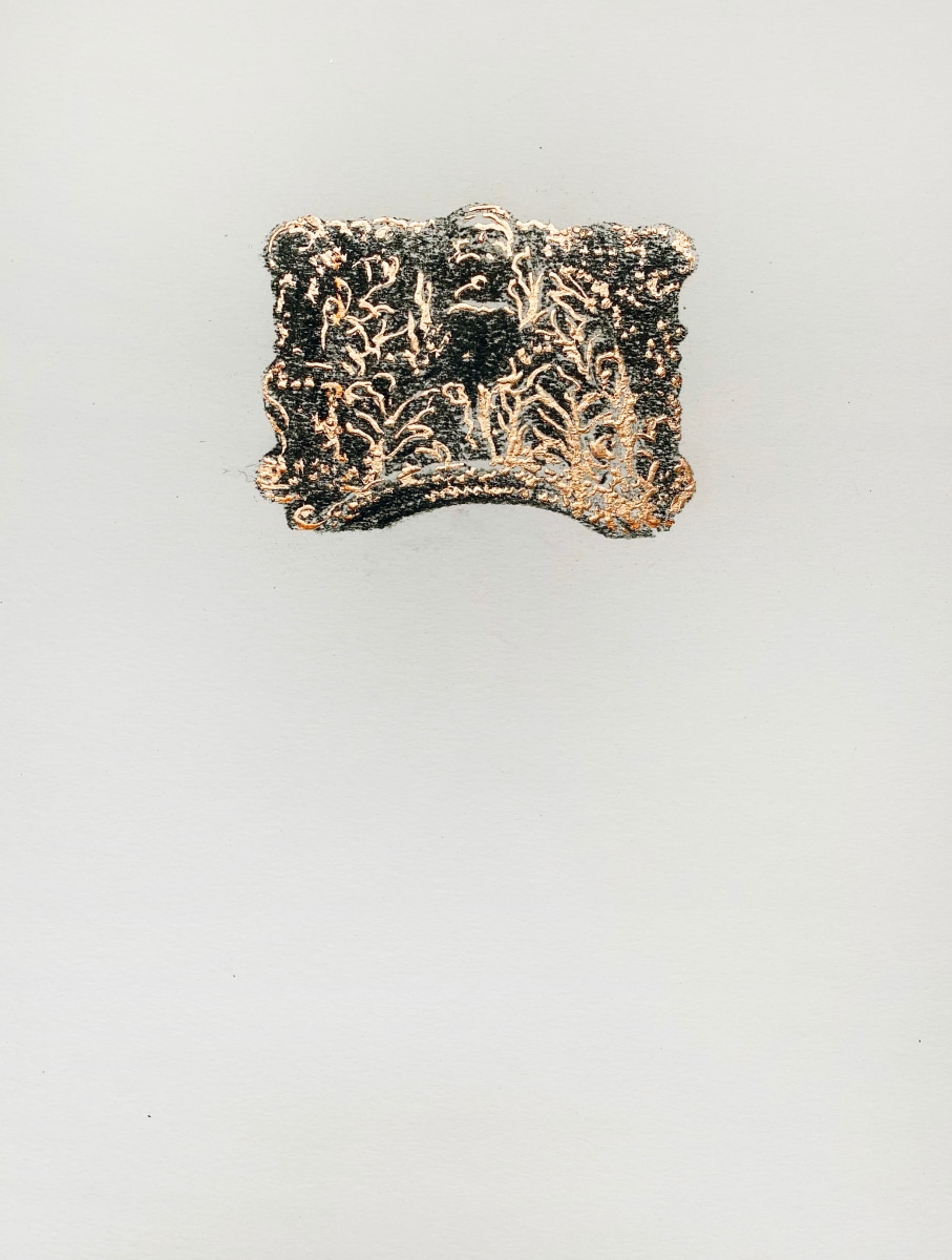 Najmun Nahar Keya Corinthian Dhaka (12) Charcoal, graphite, rabbit skin glue, copper, on Fabriano archival paper 11 x 14 in. 2019