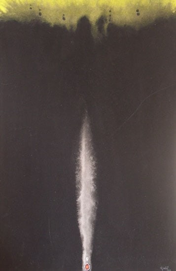 Sohan Qadri UNTITLED 8 Watercolor on paper 21.5 x 14 in.