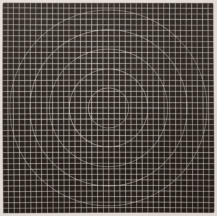 Abdullah M. I. Syed ENMESHED BLACK (Ed. of 4) 2013 Embossed on Velin Arches 300gsm paper 18.7 x 18.7 in.