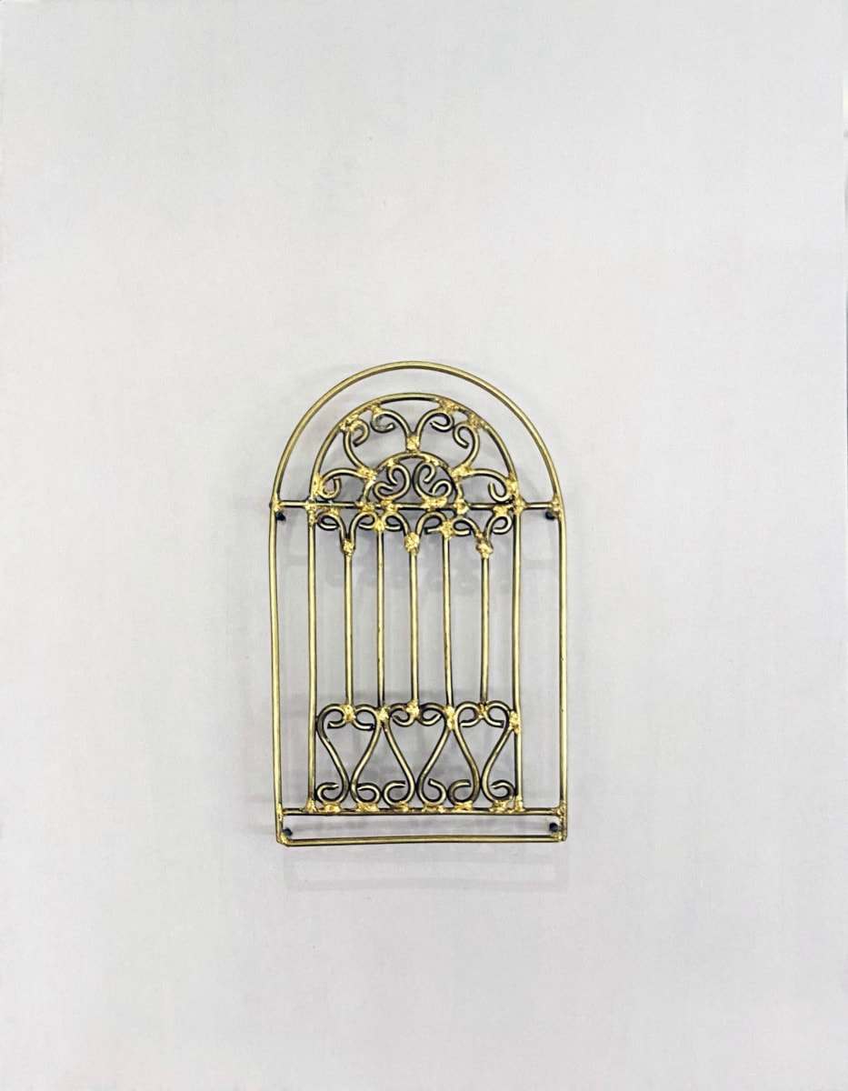 Najmun Nahar Keya Yume-no-sen (16) Gas welded brass and gold leaf on Japanese paper, wood, archival glue 12 x 9.4 in. 2019