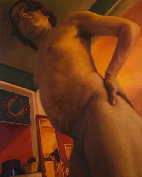 Abir Karmakar IN THE OLD FASHION WAY 4 2007 Oil on canvas 89 x 72 in.