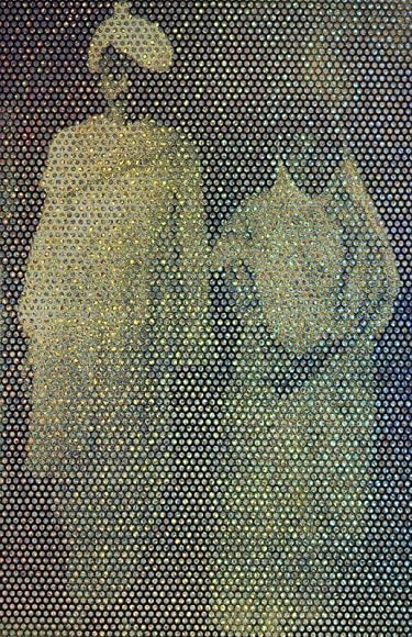 Vivek Vilasini THROUGH THE LOOKING GLASS (GANDHI AND KASTURBA) Edition of 5 + 1AP 2007 Archival print on hahnemuhle photo rag fine art paper 60 x 40 in.