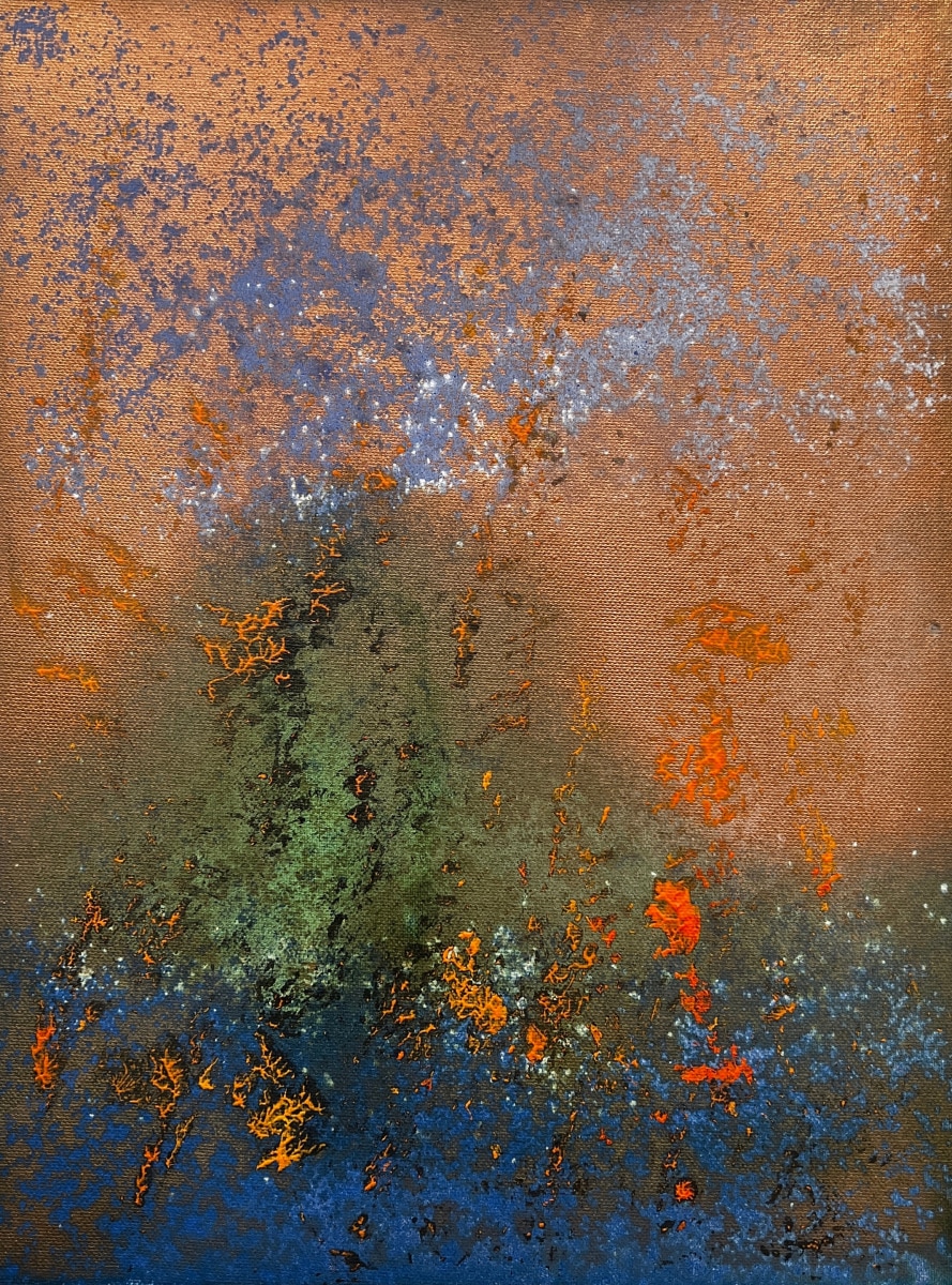 Nitin Mukul Sheltering Sky, 2020 Acrylic on canvas 16h x 12w in