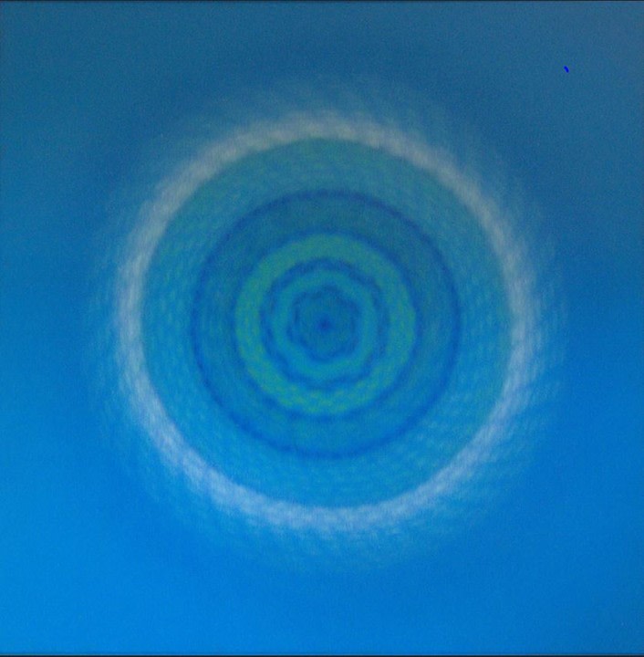 Shobha Broota Untitled - 4, 2015 oil and acrylic on canvas 30h x 30w in