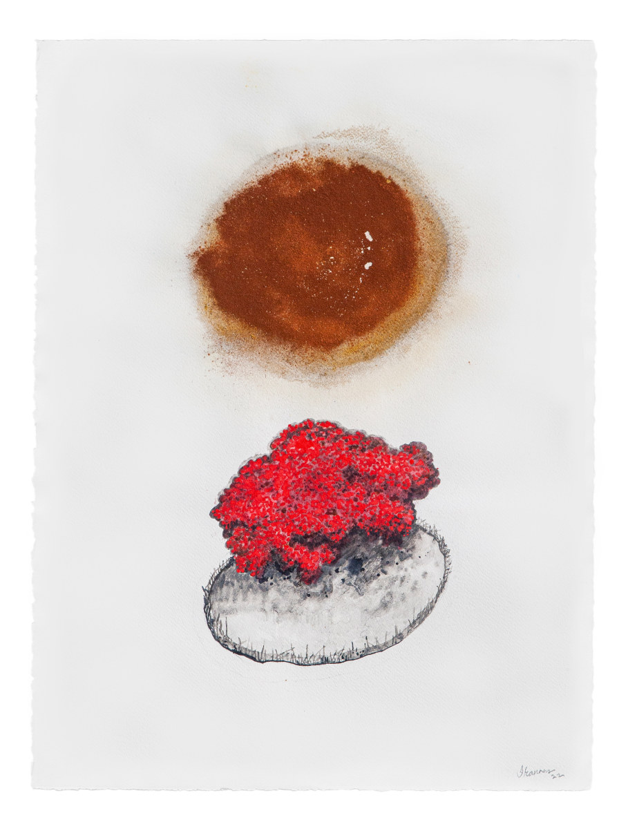 G. R. Iranna Under the Planet (14), 2022 Mixed media on paper 30h x 22w in