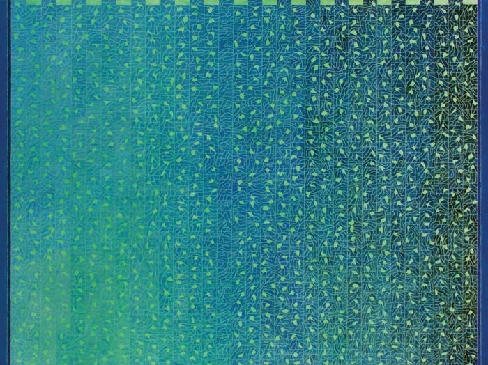 Akhilesh CONSCIOUSLY UNTITLED 2007 Acrylic on canvas 71.5 x 96 in. SOLD