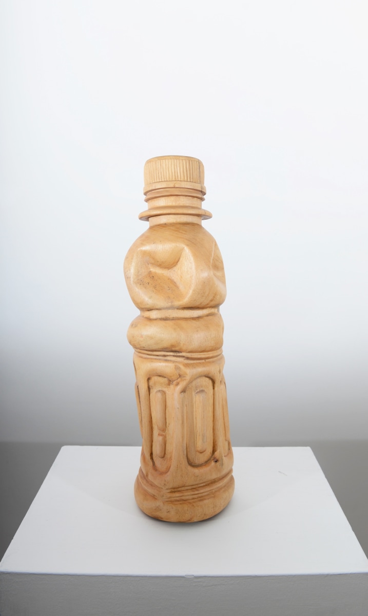 Debanjan Roy UNTITLED (WATER BOTTLE) 2013 Wood 20.5 x 6.5 x 6 in.